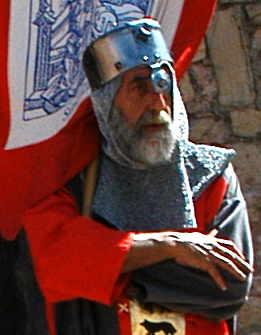 Miguel Valdovinos, vestido para las Jornadas Medievales