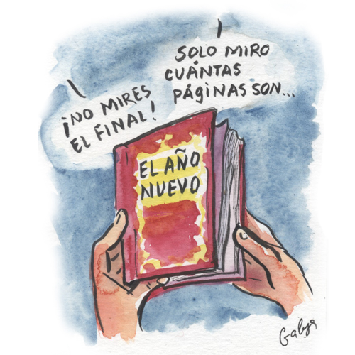 - ¡No mires el final!