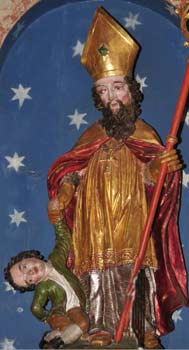Imagen de San Valentín, patrono de los epilépticos